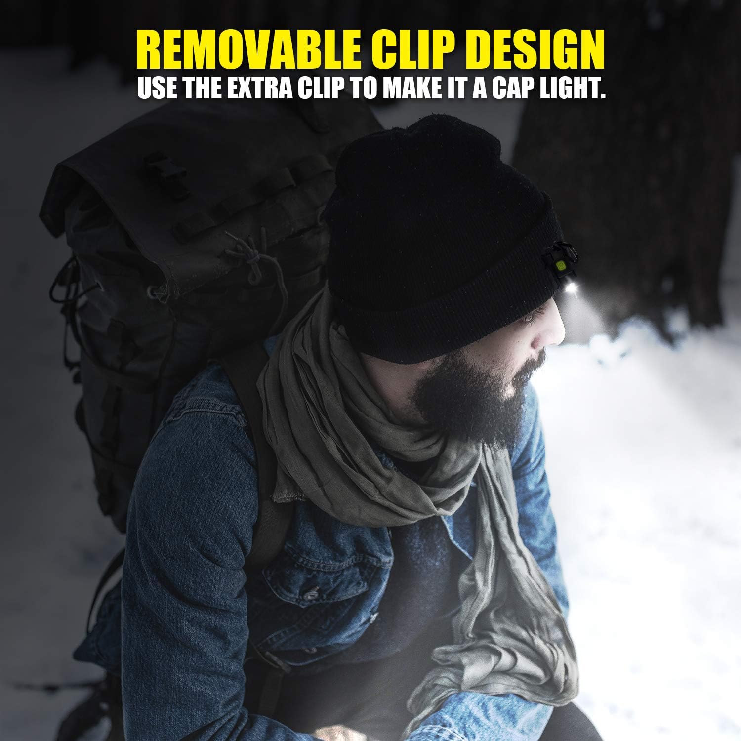 lexall 500Lumens Bright Mini Keychain Light & 600 Lumens Rechargeable Pen Work Light