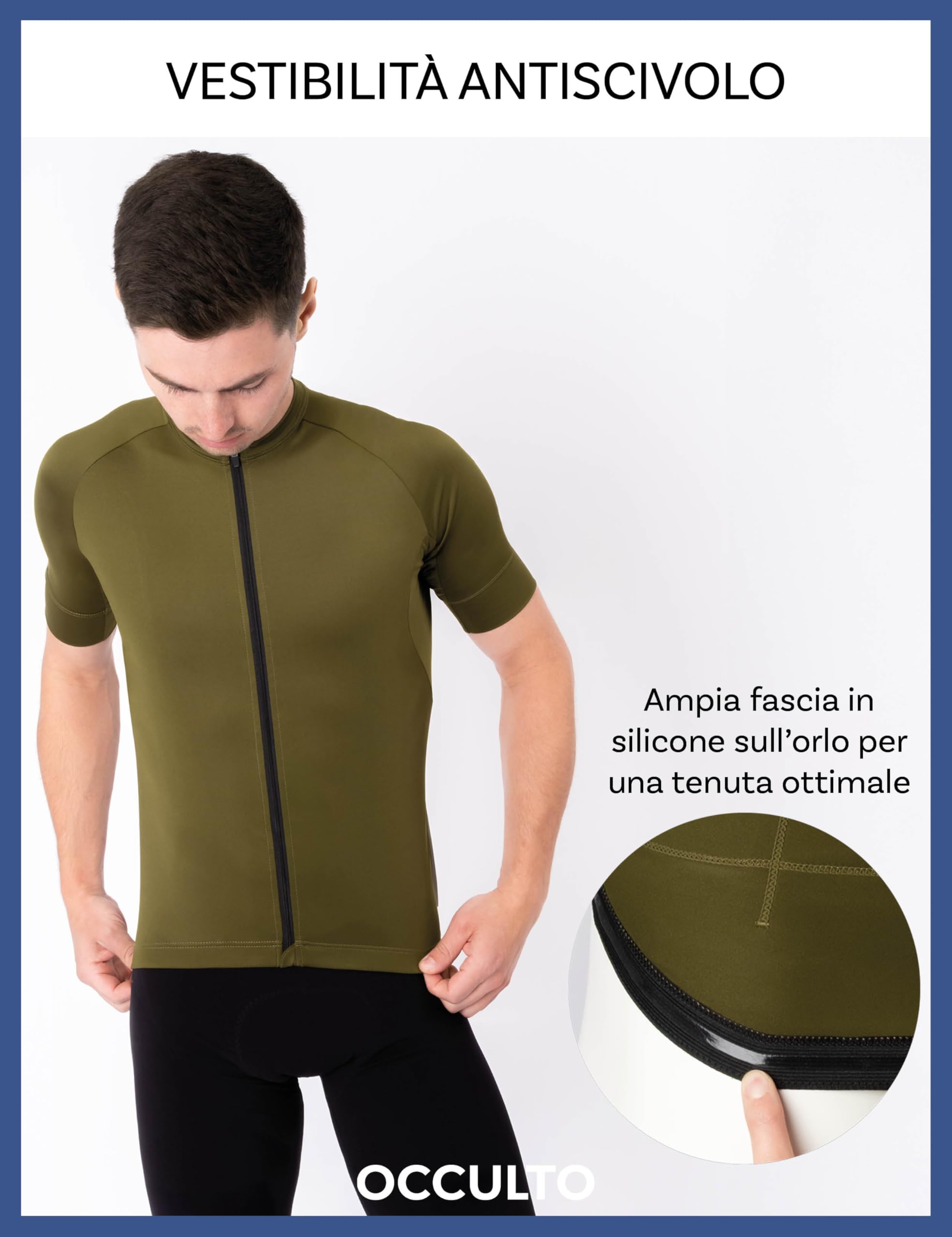Occulto Maglia Ciclismo Uomo (Modello: Milano), Maglia MTB