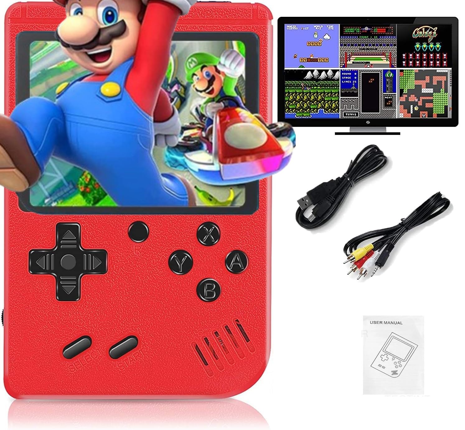 CADDLE & TOES Handheld Video Game Console, Retro Mini Game with 400 Classic Sup Game TV Compatible for Kids (B0D8QLFKTY) Amazon Price History, Amazon Price Tracker