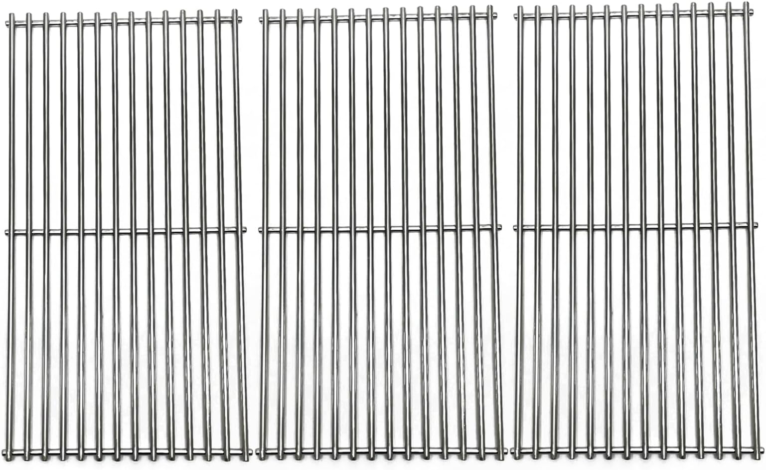 Stainless Steel Grates Replacement Parts for Jenn Air 720-0337,720-0512,Kirkland 720-0193 720-0432,720-0025, 720-0108 Charmglow 720-0234,720-0396 Kirkland, Ducane, Brinkmann 810-8501-S Gas Grill