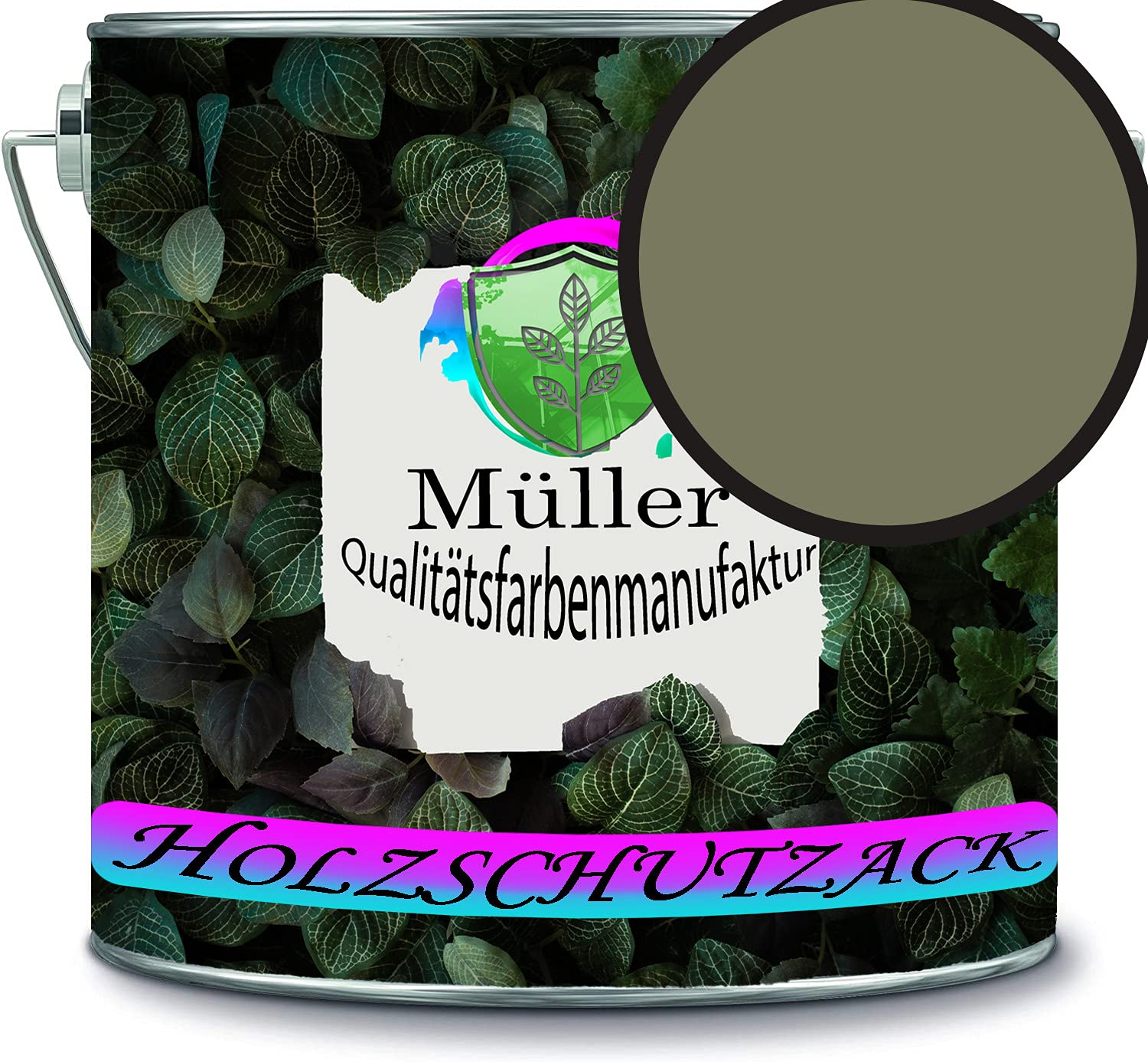 Vernis de protection bois contre l'humidité et le grisaillement RAL 6013 vert roseau