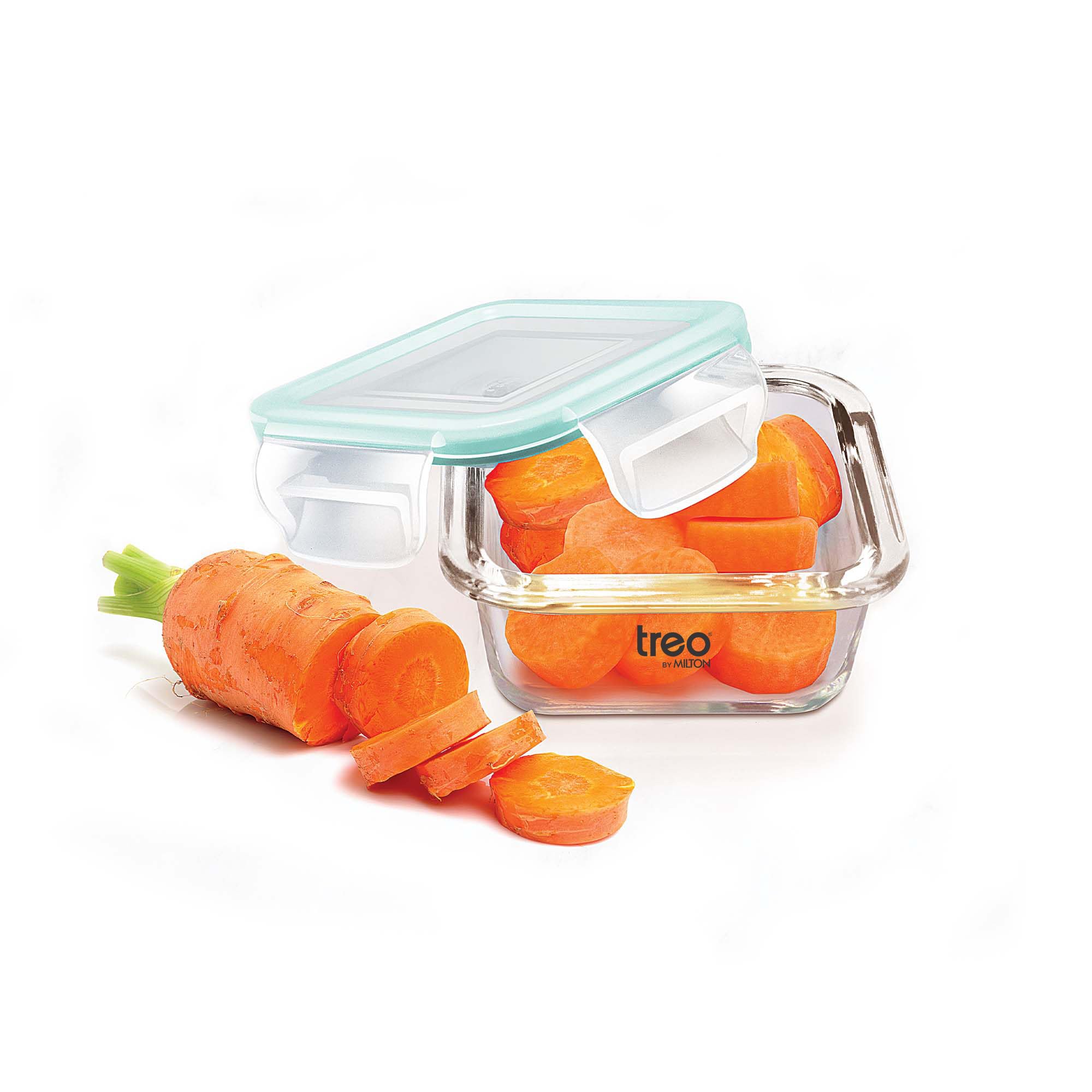 Treo Glass By Milton Hi Borosilicate Clip Fresh Round Container, 400 Ml, 1 Piece, Transparent — Amazon image 16
