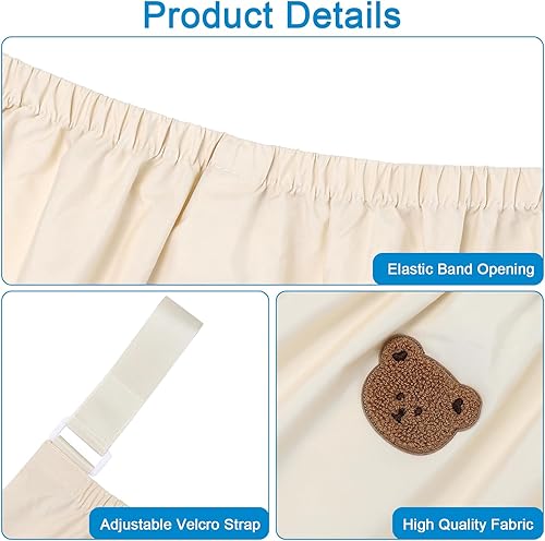 Miniatura 4 de Accmor Organizador universal para cochecito, bolsa de almacenamiento grande para cochecito Uppababy, Nuna, Britax, Doona, accesorios de