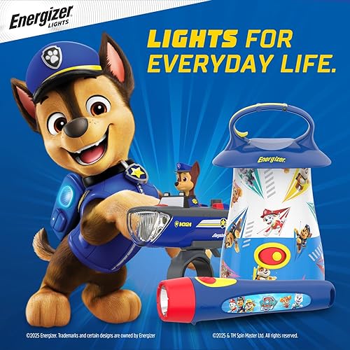 Miniatura 4 de Energizer Linternas de la Patrulla Canina (paquete de 2), juguetes de Paw Patrol para niños y niñas, gran linterna LED ligera para niños (pilas
