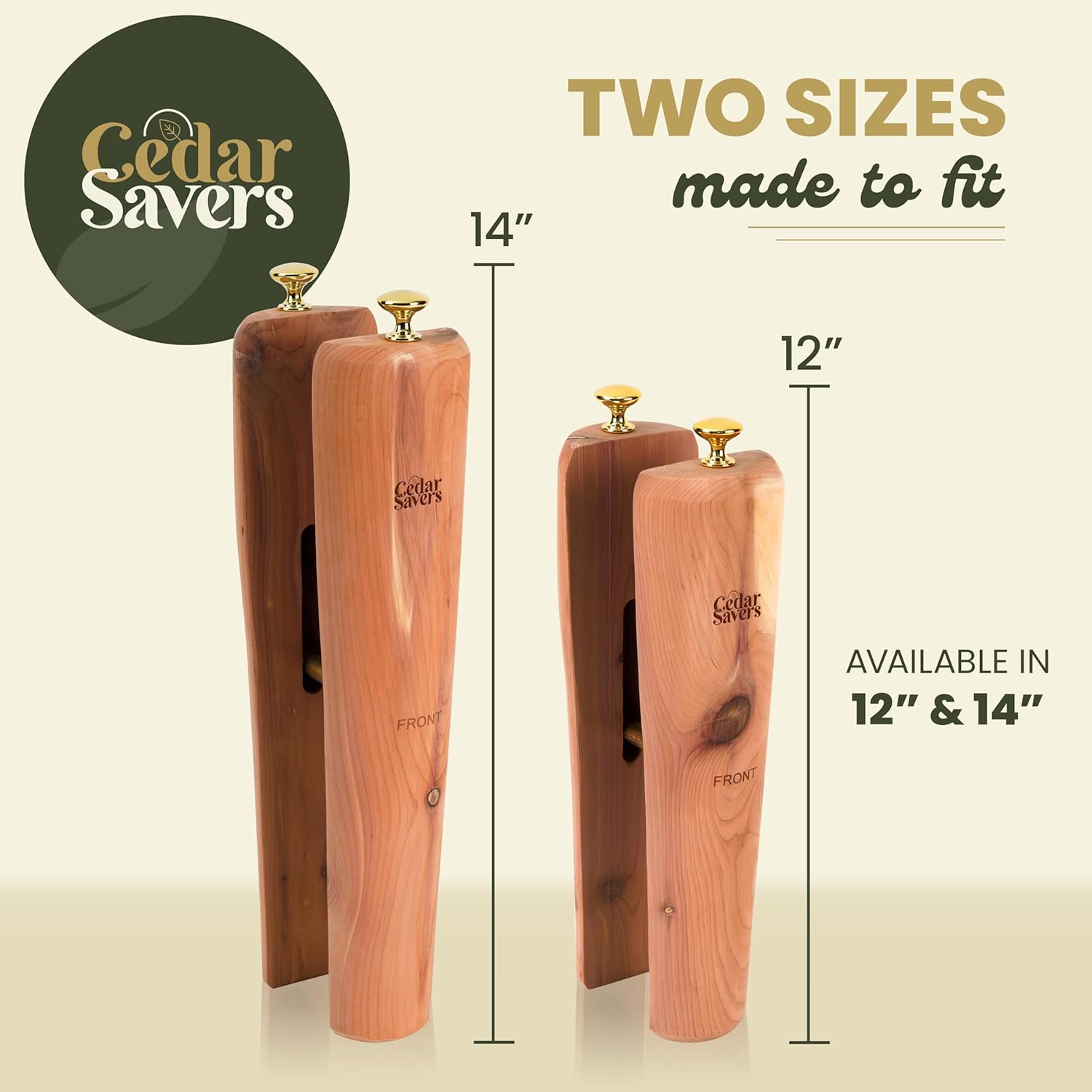 Boot Shapers for Tall Boots, Cedar Wood Boot Tree Shaft Shaper, Calf Stretcher Insert Fillers for Men & Women