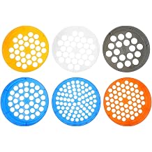 6pcs Blueberry Sorting Board, Cherry Measuring Ring, Plastic Fruit Gauge Diameter Ruler for Cherry and Blueberry, 6 Sizes 12/15/18/20/22/24mm