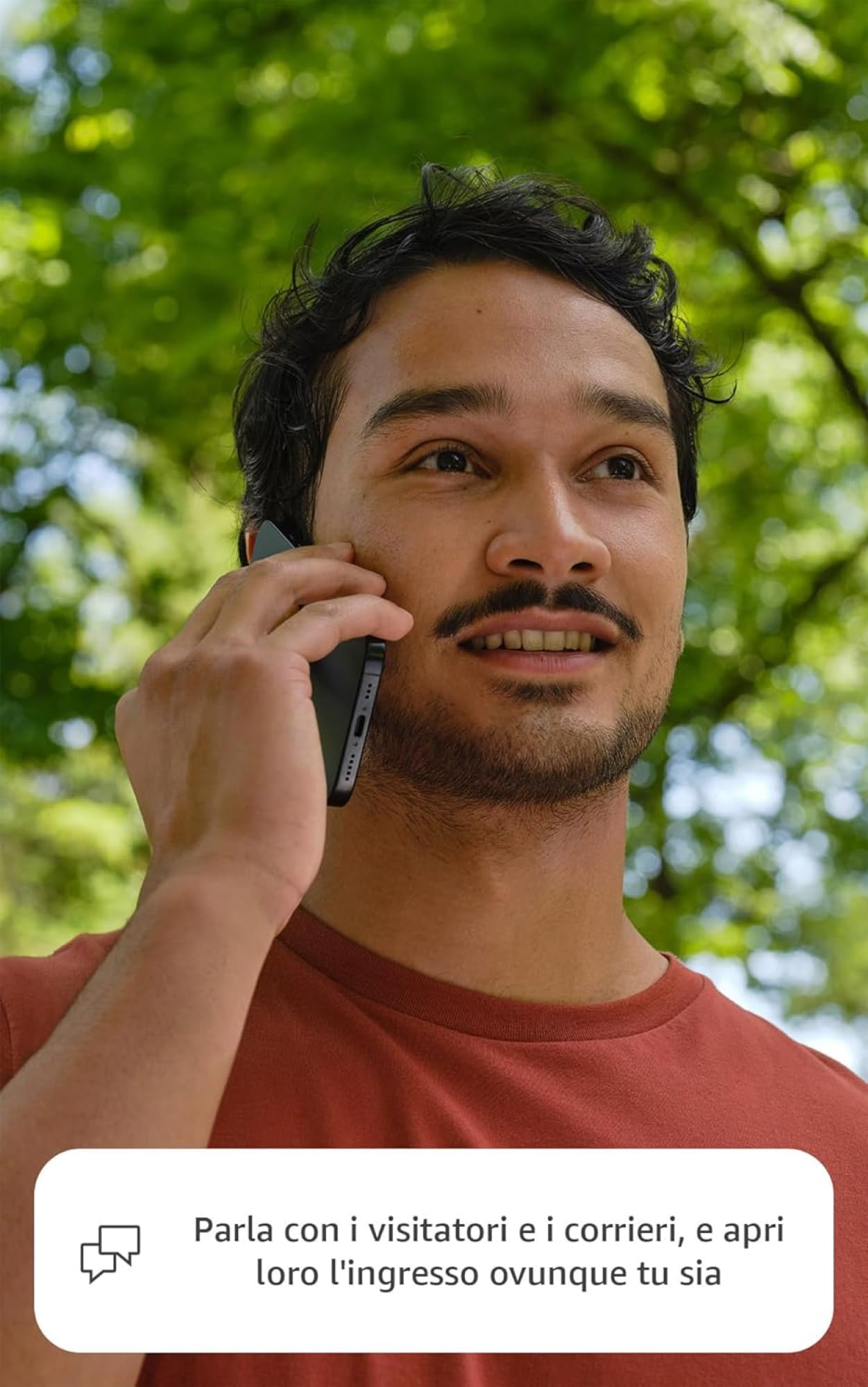 Amazon Echo Spot (Ultimo modello) | Nero + Ring Intercom Audio | Rendi il tuo citofono più intelligente