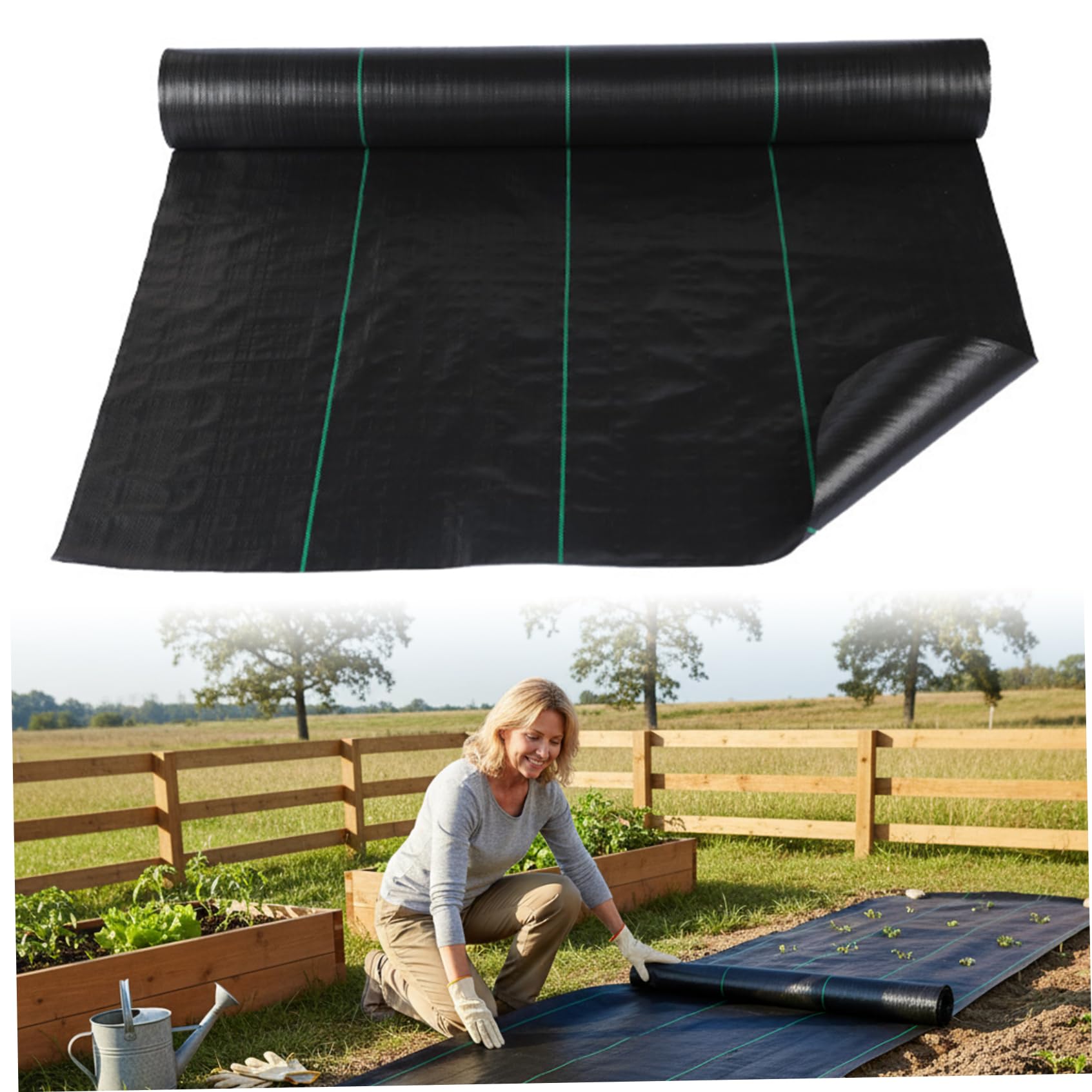 Géotextile de protection pour allée et cour profitez d'un jardin propre