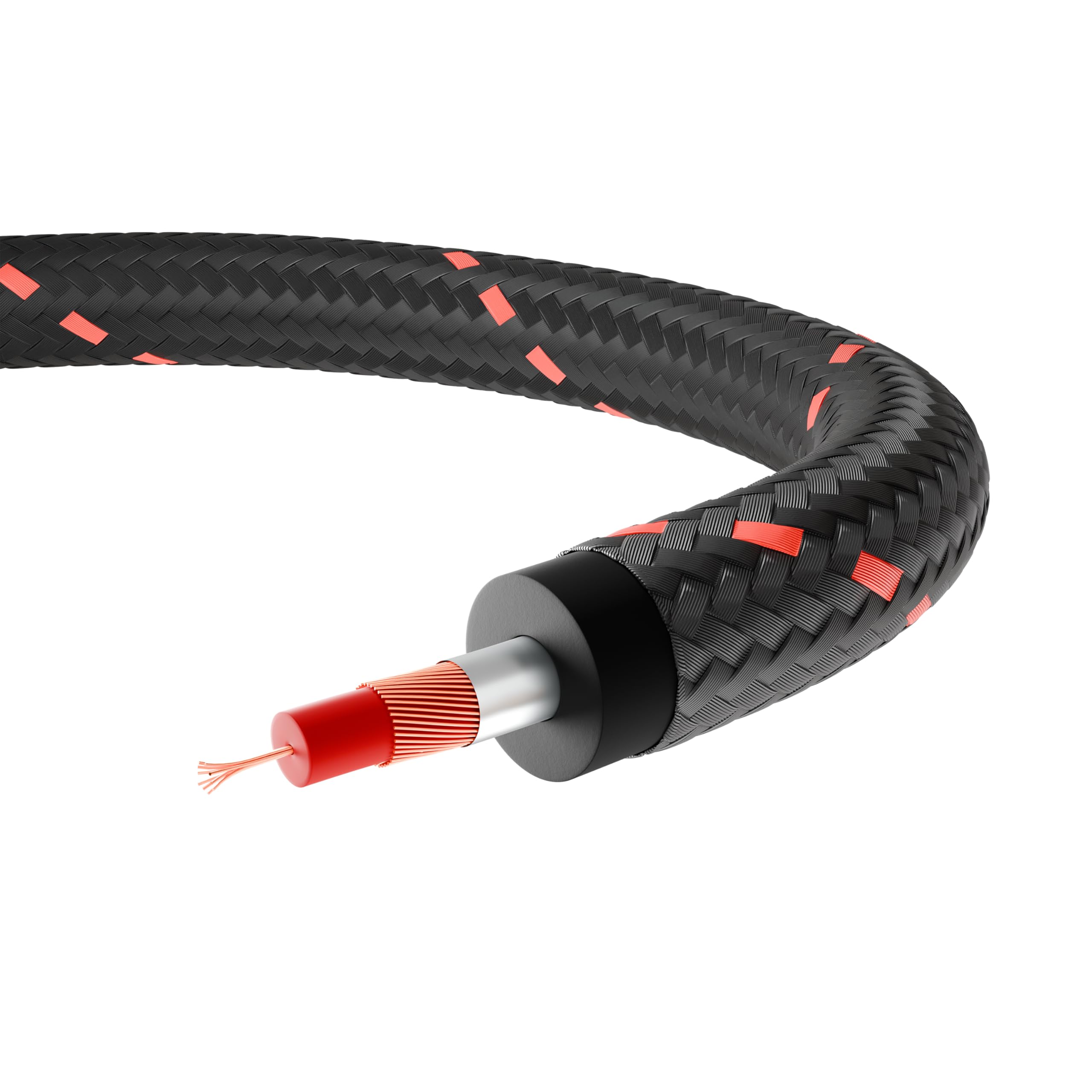 Triangle – Câbles RCA Stéréo Red Serie Hi-FI 2x1m – Cuivre OFC 99,99% – Blindage Multicouche – Câble de Masse Phono Inclus – Compatible Platine Vinyle, DAC, Lecteur CD, Amplificateur (Paire)
