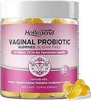 Vista 1 de Gomitas de probióticos vaginales para mujeres con pH equilibrado, 50 mil millones de UFC para olor vaginal femenino y flora, arándano, D-manosa