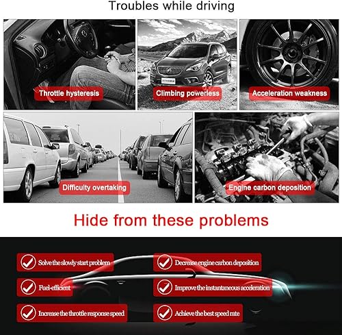 Miniatura 4 de Mallofusa Regulador de acelerador electrónico universal 9 MODO Acelerador de pedal de conducción inteligente eficiente de combustible para coches de