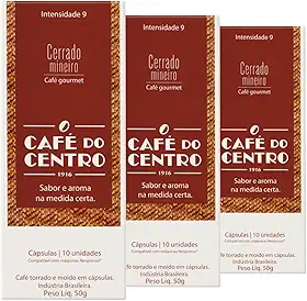30 Cápsulas Compatíveis com Nespresso®, Café do Centro, Cerrado Mineiro