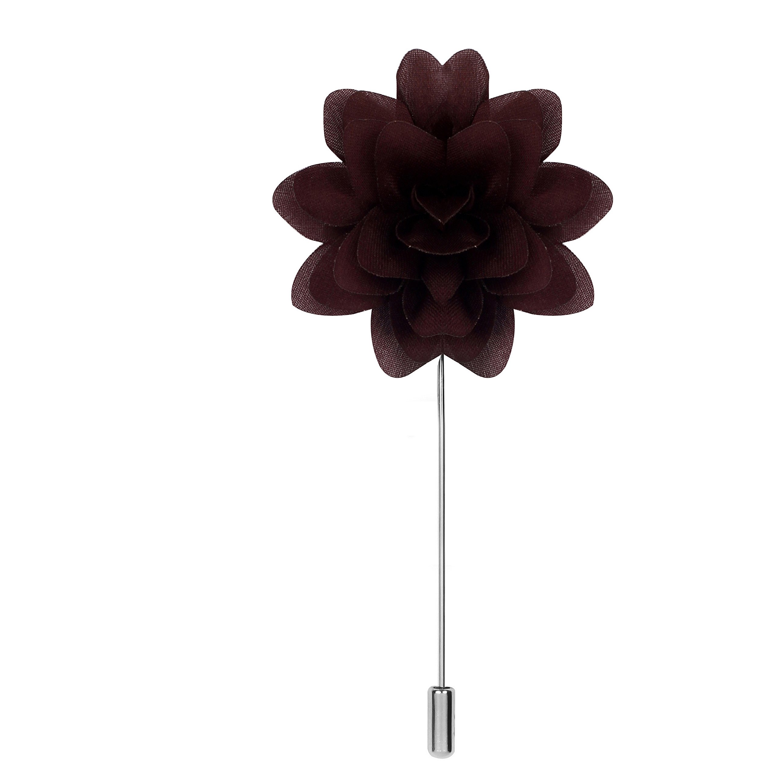 Peluche Elron Petals Dark Brown Brooch/Lapel Pin For Men (B07869Q8DX) Amazon Price History, Amazon Price Tracker