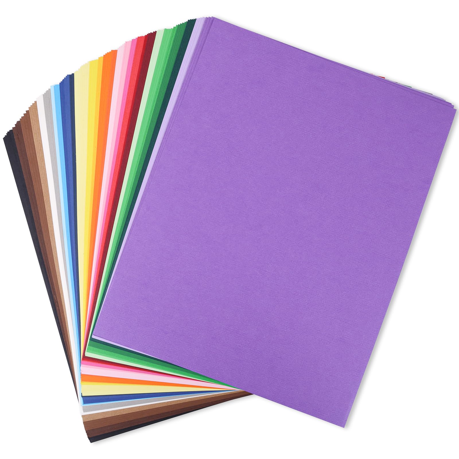 UCEC Cartulina De Colores De 8.5 X 11 Pulgadas, 60 Hojas De 20 Colores