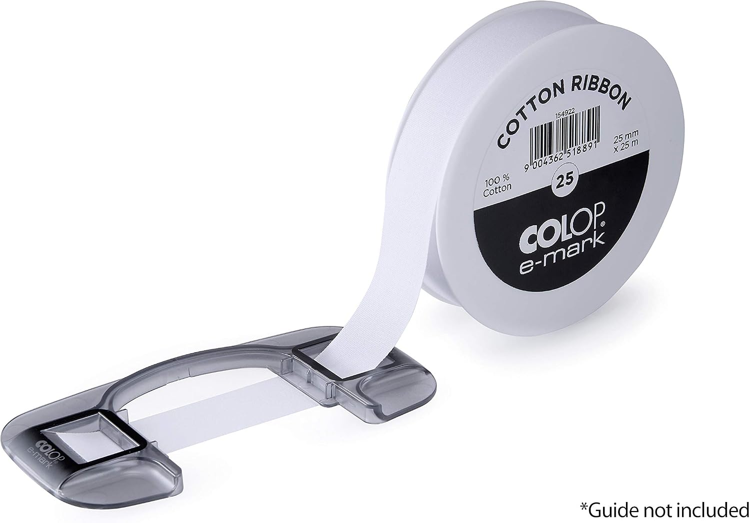e-Mark COLOP Cotton Ribbon, 25mm x 25m (039208) image 2