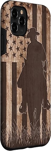 Vista 33 de iPhone SE (2020) / 7 / 8 Cowboy Rodeo Caballo de madera Patriótica Americana Bandera Cowboys Estuche de regalo