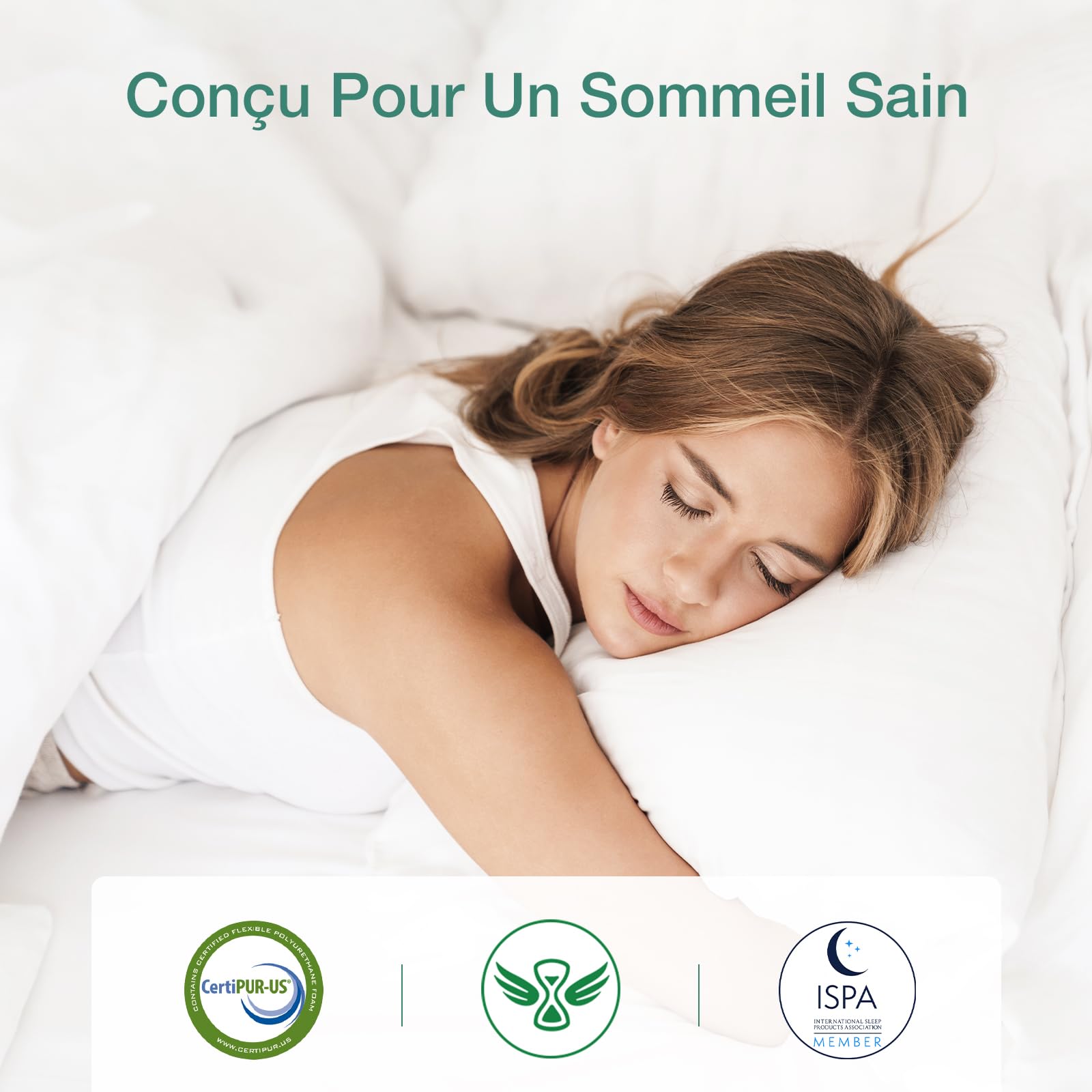 Novilla Matelas 140x190, 16CM, Matelas en Mousse en Matériau Bambou, Certifié Sûr et Fiable par CertiPUR-US et Oeko-TEX, Démontable et Lavable, Tissu Doux pour La Peau, Soutien Confortable