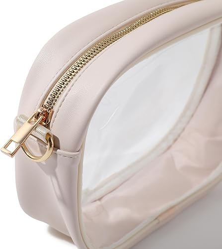 Vista 2 de TOBVZOO - Bolsa bandolera transparente aprobada para estadios, conciertos y eventos deportivos, unisex