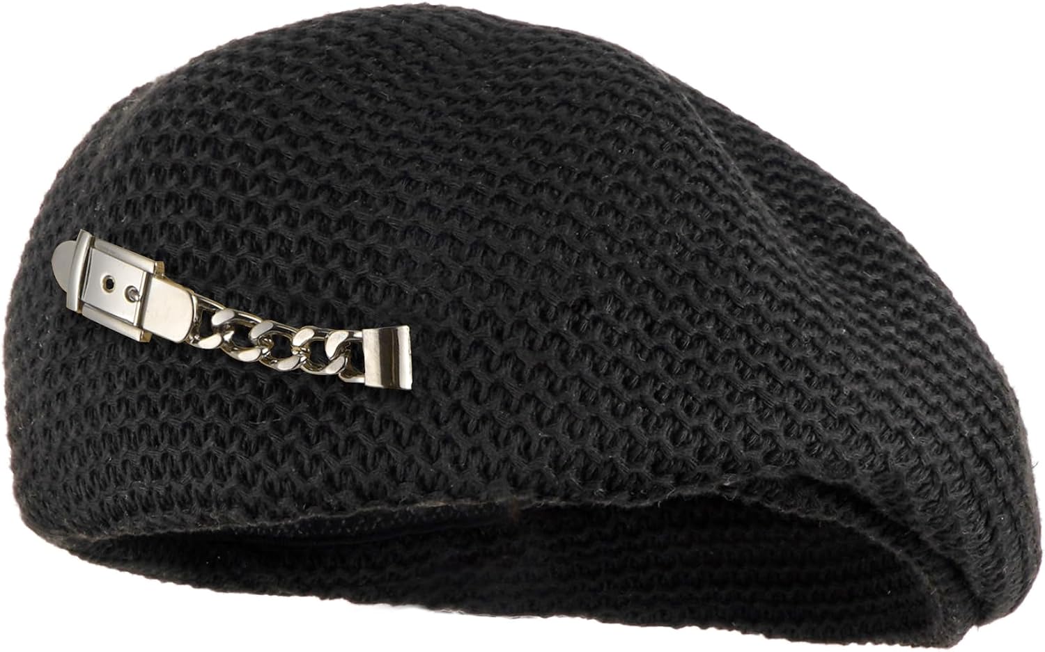 Minache Women Girls Black Velvet Beret Pearls French Beret Solid Color Artist Hat Winter Warm Beanies Hats