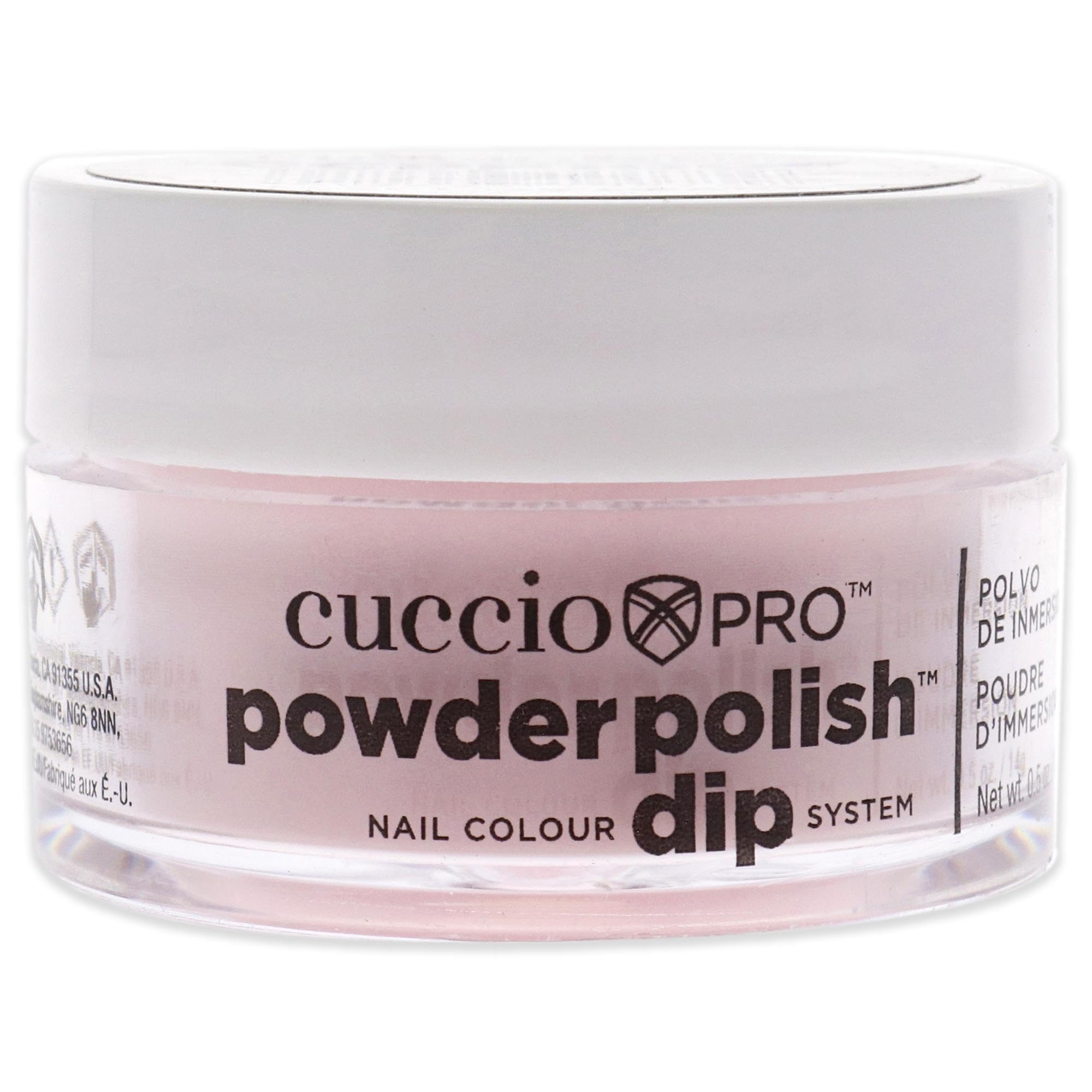 CuccioColour Powder Nail Polish - Lacquer For Manicure And Pedicure - Highly Pigmented Powder That Is Finely Milled - Durable Finish With A Flawless Rich Color - I Left My Heart In SF - 0.5 Oz