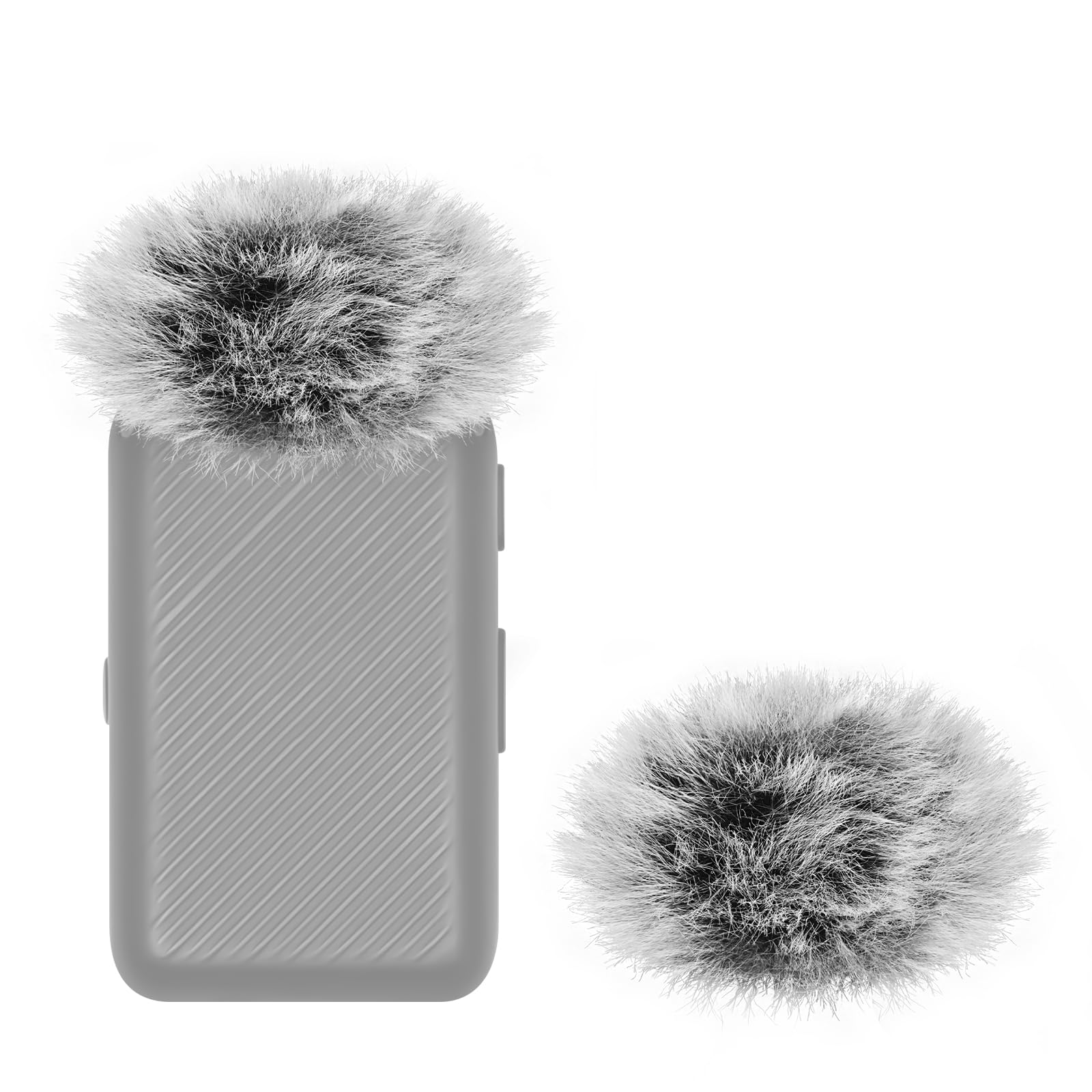 Geekria for Creators Furry Windscreen Compatible with DJI Mic, Mic DeadCat Wind Cover Muff, Fluff Cover Windshield