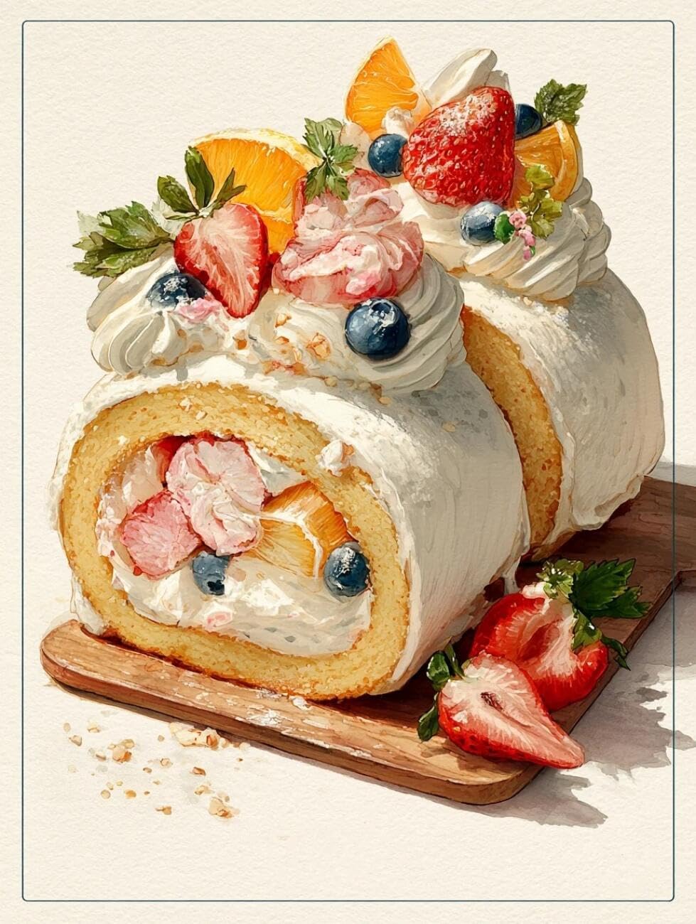 Rqwybcaxn Embroidery Beads Kit Fantasy Cake 40x50cm