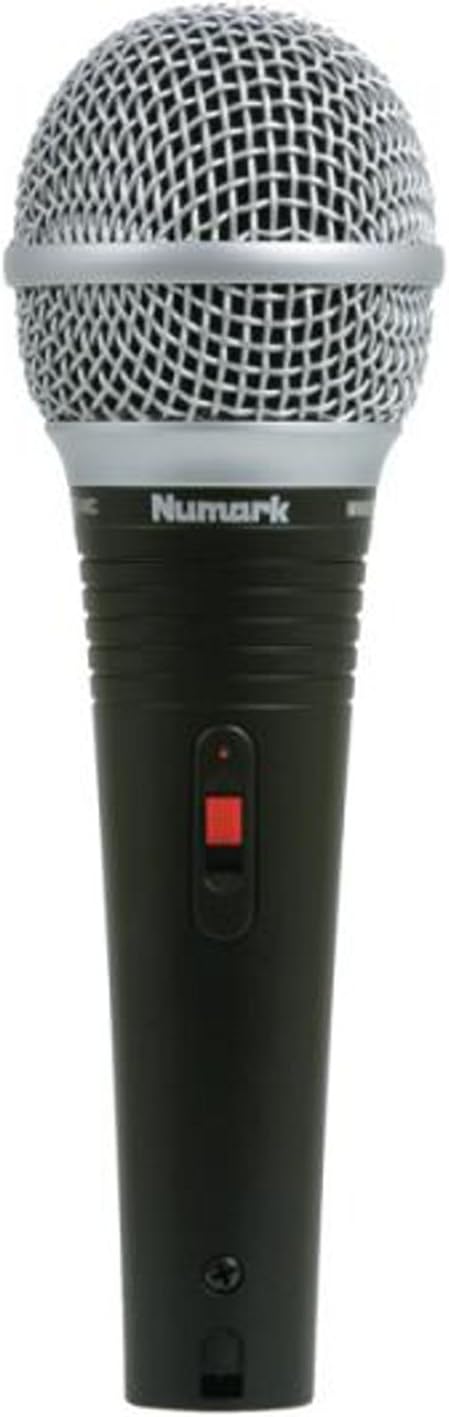 Numark WM200 - Handheld Dynamic Microphone Engineered for DJ Live Performance with Mounting Clip, 20 ft Shielded Cable and Hard, Foam-Lined Carry Case,XLR
