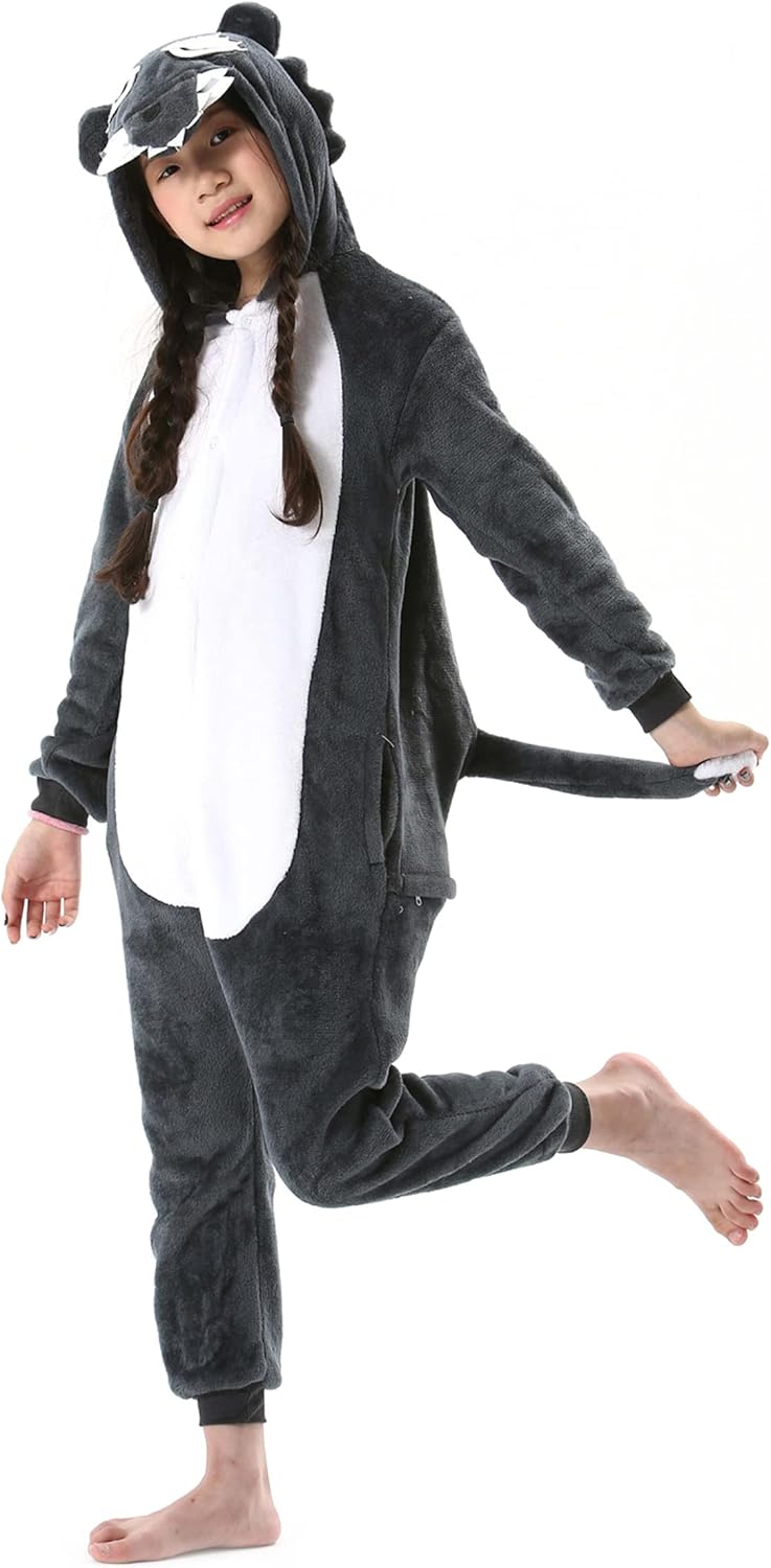 ATOZ Onesie for Kids, Animal Pajamas Halloween Cosplay Costume for Girls Boys - Image 3