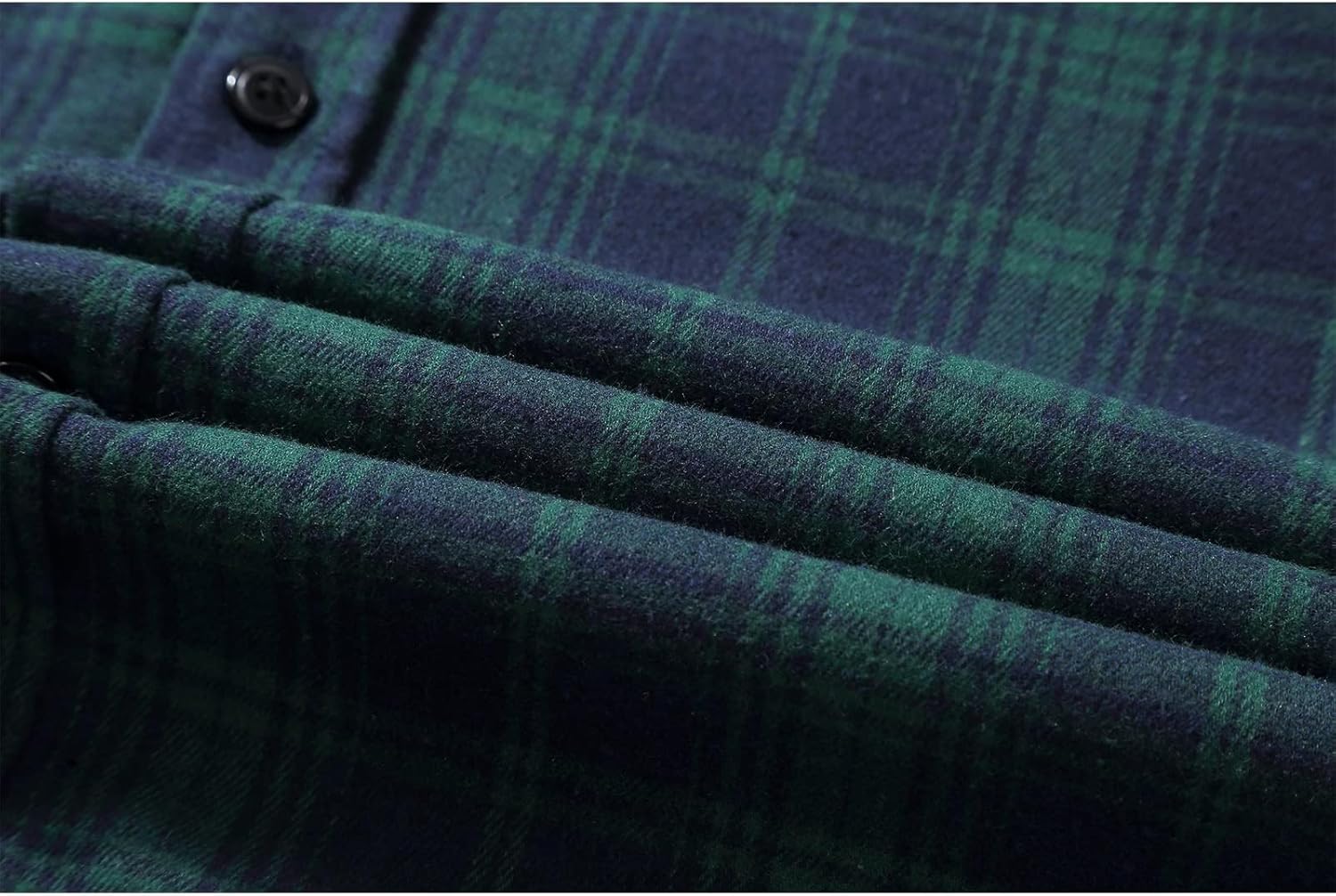 ZITY Men's Flannel Hoodie Shirts Casual Button Down Plaid Shirt Jackets for Men Long Sleeve Stylish Hooded with Pocket - Image 6