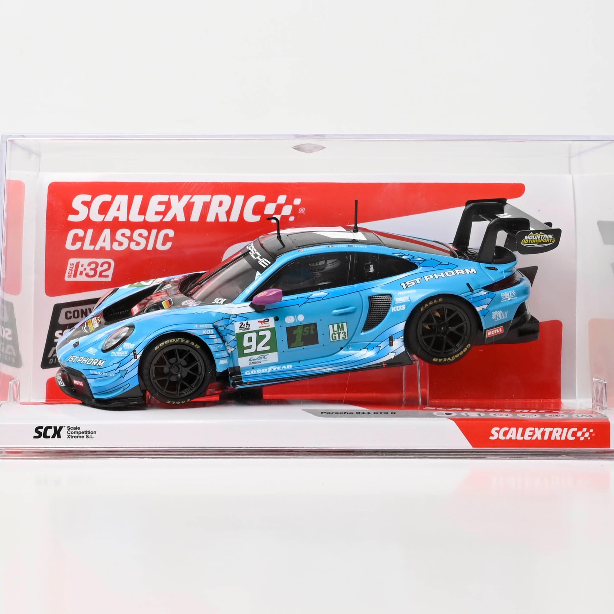 SCALEXTRIC - Classic Racing Vehicle - Slot Car - Scale 1:32 (Porsche 911 GT3 R - Winner 24h Lemans '25) — image 1