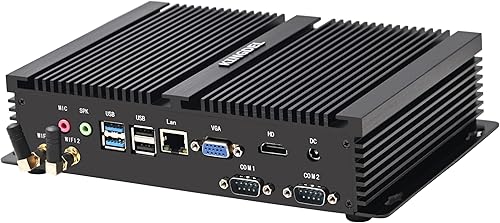 Miniatura 2 de KINGDEL Potente mini PC sin ventilador con Intel i7 de 12 generación. 10 núcleos CPU de 4.7 GHz, 16 GB de RAM, SSD NVMe de 1 TB, Wi-Fi 6E + BT 5.2,