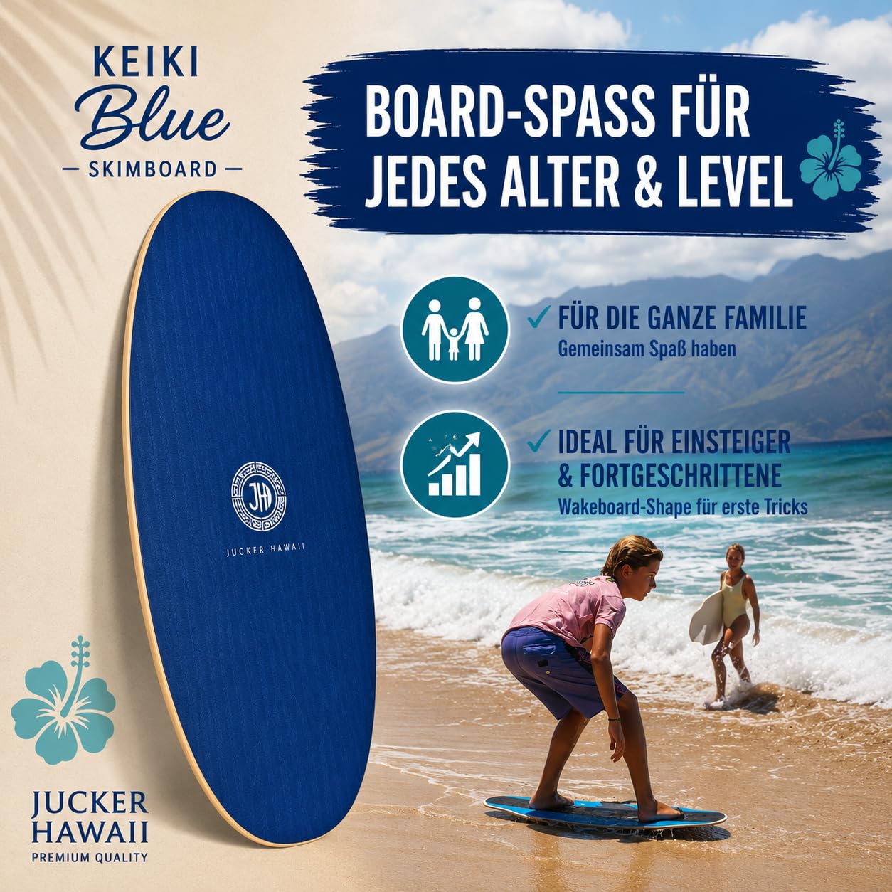 JUCKER Hawaii Skimboards – Fun & Sports für den Strand