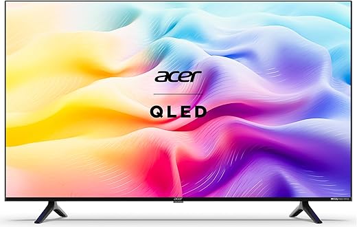 Acer 109 cm (43 inches) V Series 4K Ultra HD Smart QLED Google TV AR43GR2851VQD (Black)