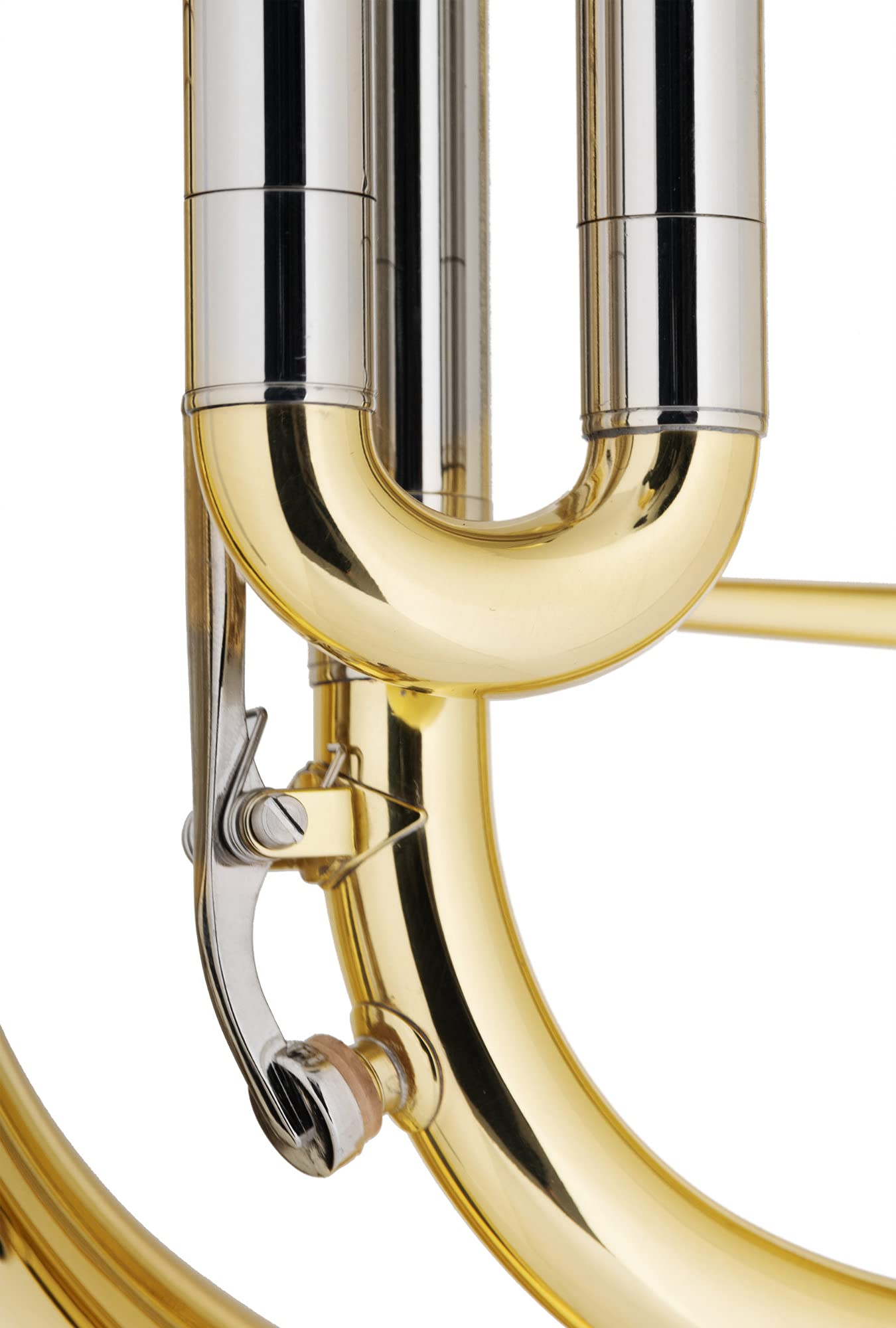 Classic Cantabile EU-1030L Euphonium - Euphonium laqué en Sib - En laiton - Perçage : 14,4 mm - Pavillon Ø : 300 mm - Pistons en acier inoxydable - Avec étui rigide