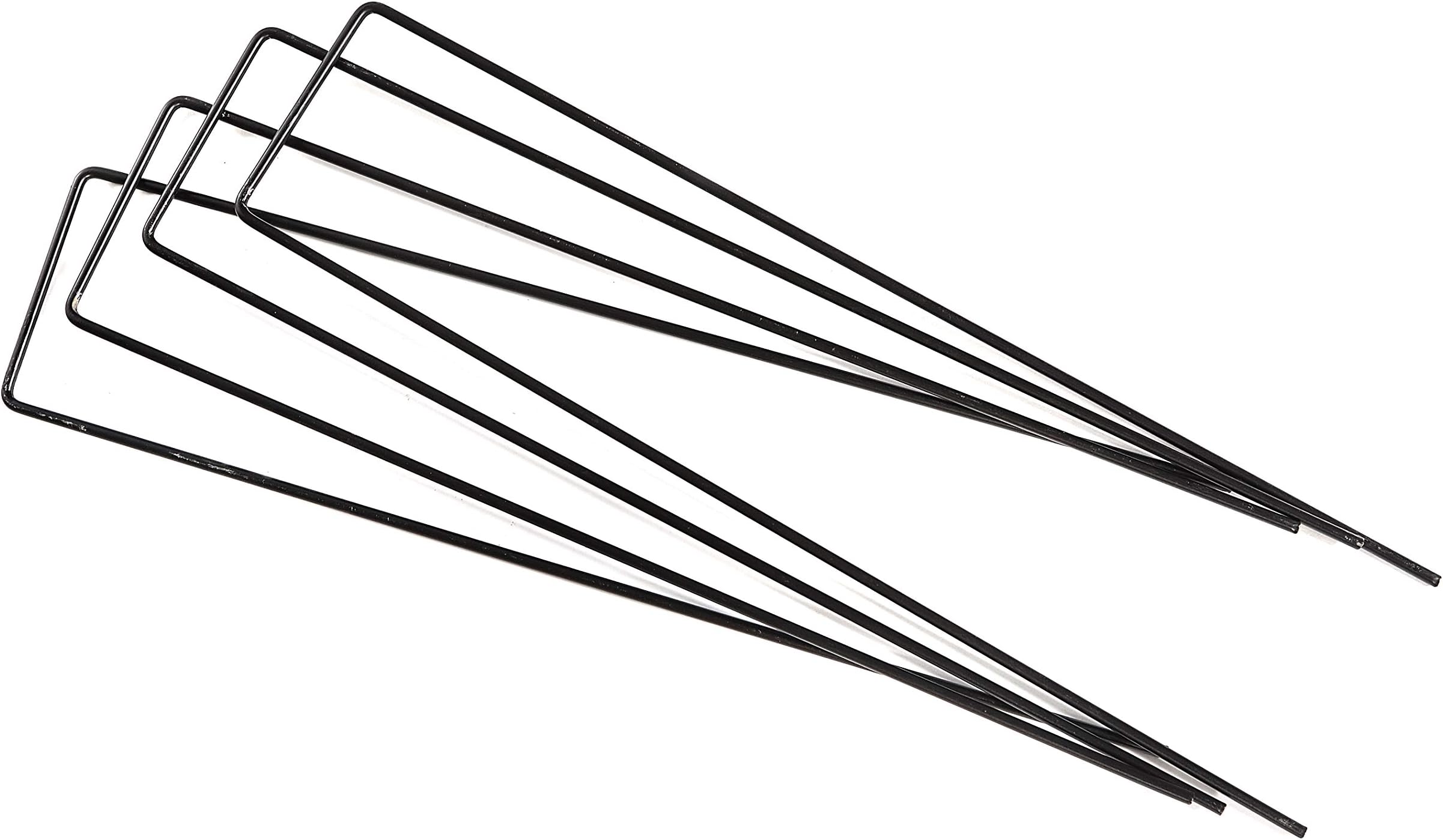 RUDDINGS WOOD Set of 4 x Heavy Duty Bird Table Metal Stabiliser Pegs - Securing Wild Bird Tables from Wind - Outdoor Steel Stakes