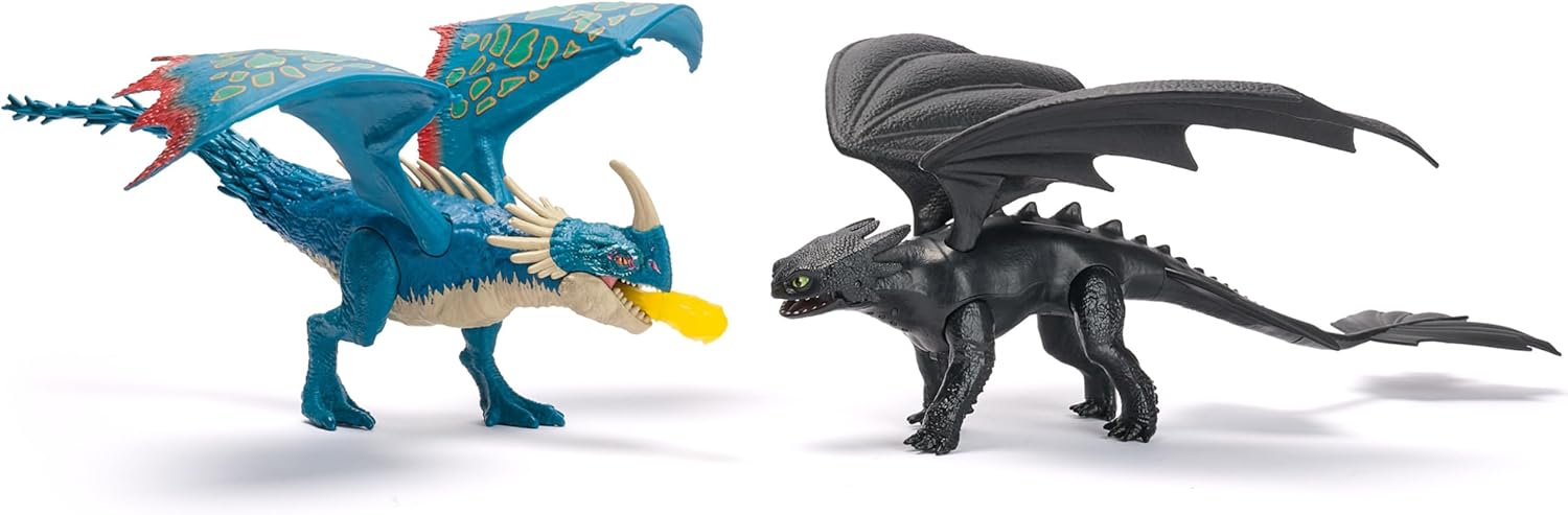 DreamWorks Dragons, Battle Dragons, Plasma Sounds Night Fury, 13” Action Figure, Kids Toys for Boys & Girls Ages 4 and up - Image 9