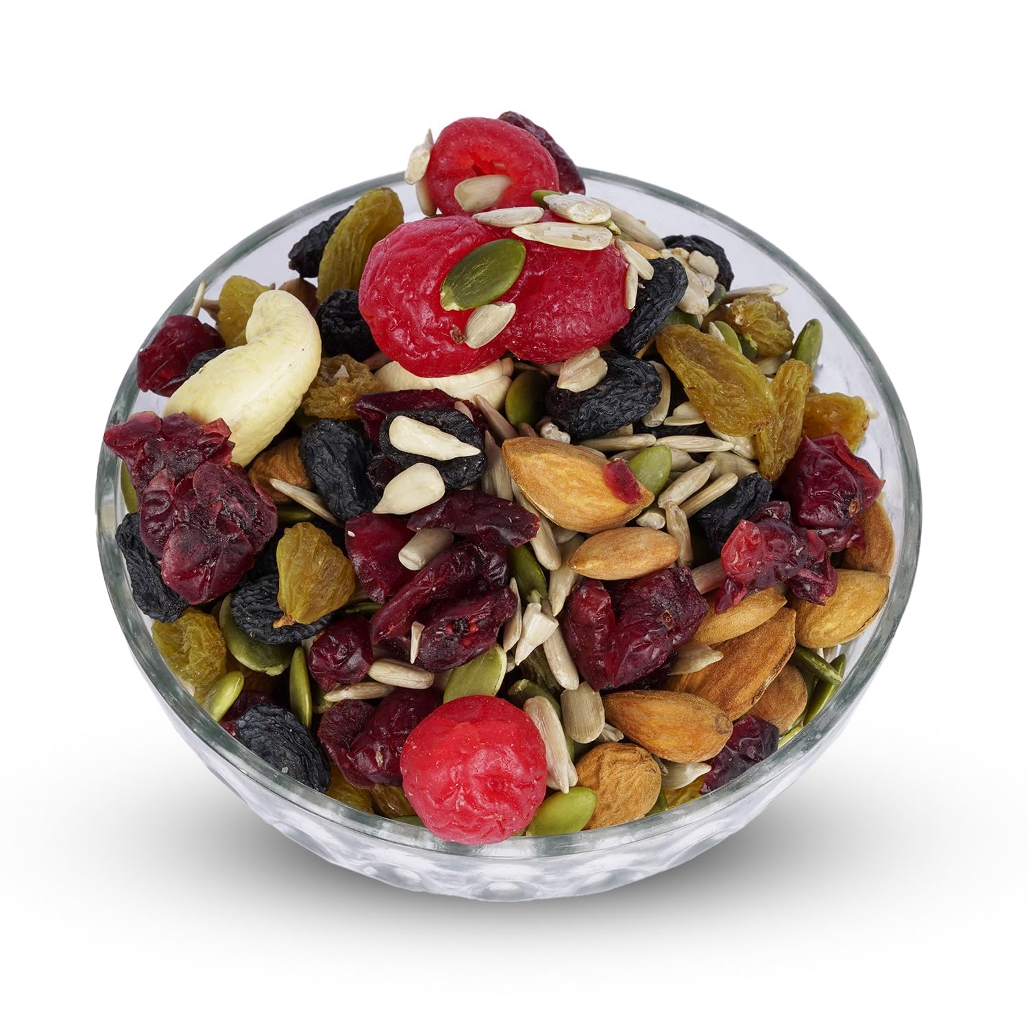 TRH Mixed Nuts, Seeds and Berries - Organic Trail Mix | Dry Fruit Nutmix with Seeds, Berries for Eating | 20+ Varieties like Almonds, Cashews, Cranberries, Pumpkin Seeds (350gm)