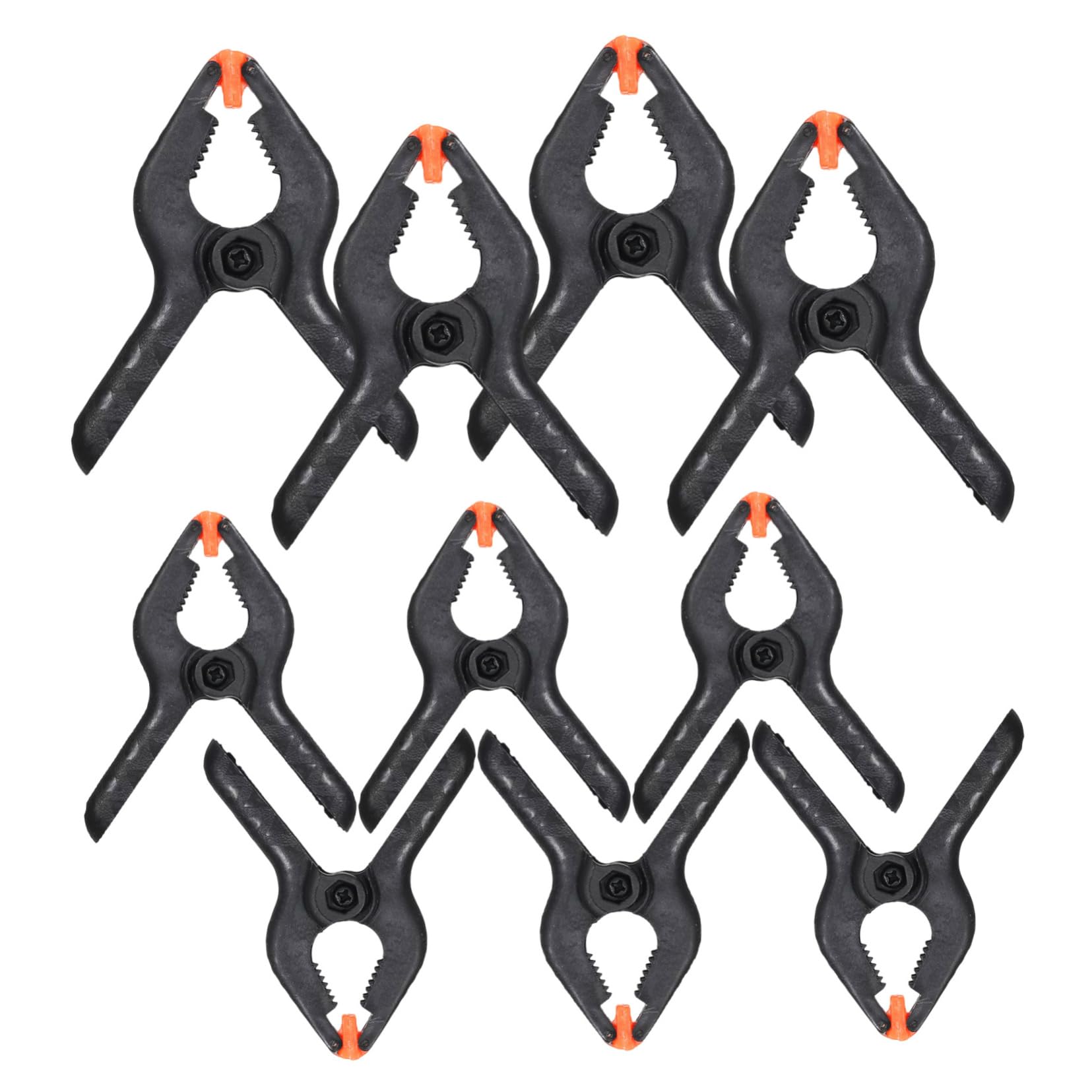 Luxshiny 10 Pcs Heavy Duty Plastic Spring Clamps Versatile Clamps for Woodworking Crafts and DIY Projects Quick Operation