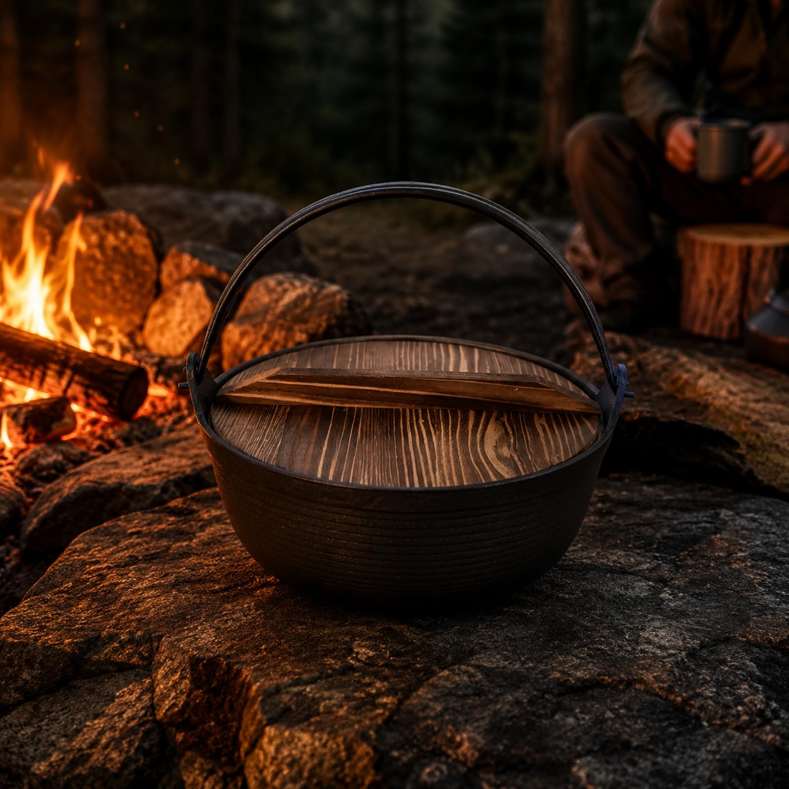 Dutch Oven in Ghisa Resisn Dutch Oven Robusto Pentola per Famiglie, 25CM
