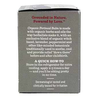 Earth Mama Organic Perineal Balm for Pregnancy and Postpartum, 2 Fluid Ounce
