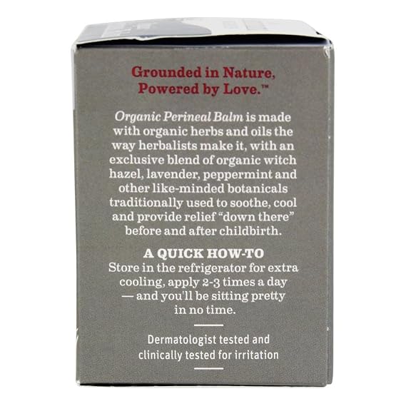 Earth Mama Organic Perineal Balm for Pregnancy and Postpartum, 2 Fluid Ounce