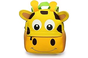 Little Kid Toddler Backpack: Perfect for Preschoolers with its Cute Giraffe Design