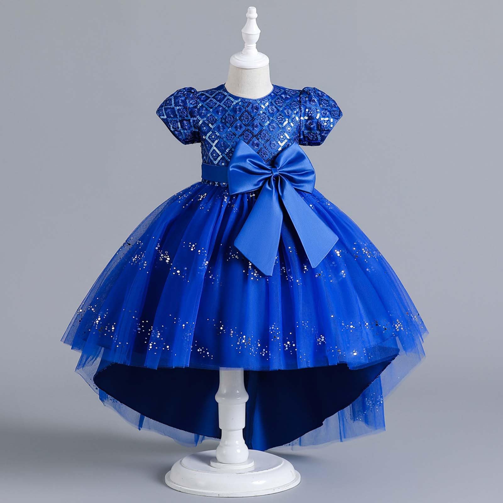 Generico Gonna Tulle Bambina Tutu Ballerina Bambina Gonna Abito da Festa con Fiocco E Tutu, Gonna Romantica per Compleanni E Recital