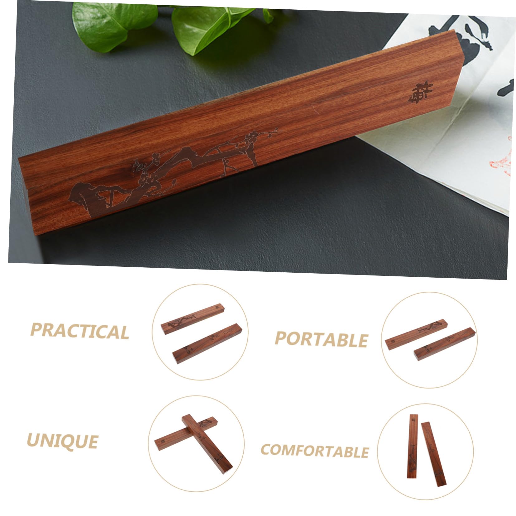 Kunst Briefbeschwerer, 2 Stück, Kalligrafie für Zuhause