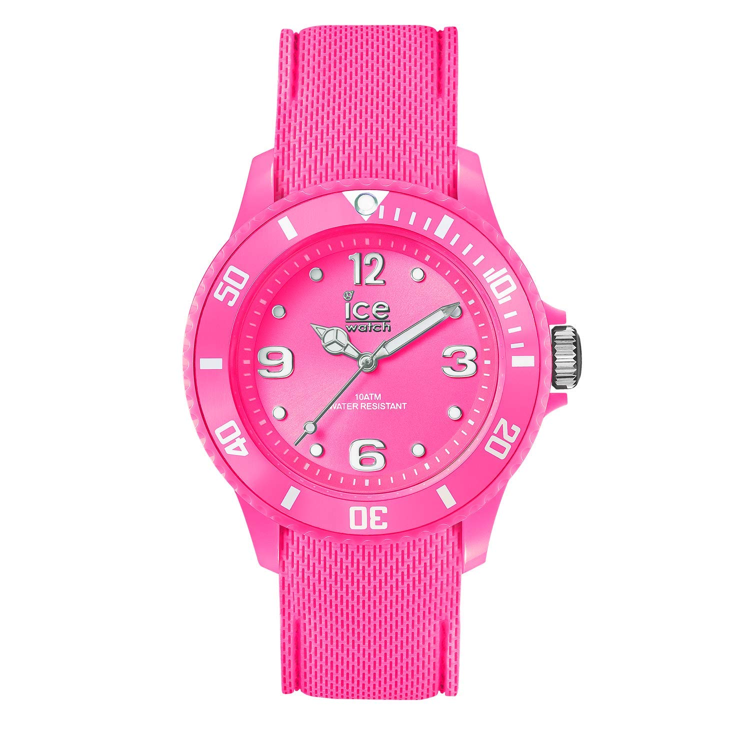 ICE-WATCH - Ice Sixty Nine Neon Pink, Reloj Rosa para Mujer con Correa de Silicona