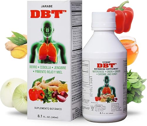 Jarabe DBT Berro Cebolla Jengibre Pimiento Rojo y Miel 81 onzas líquidas