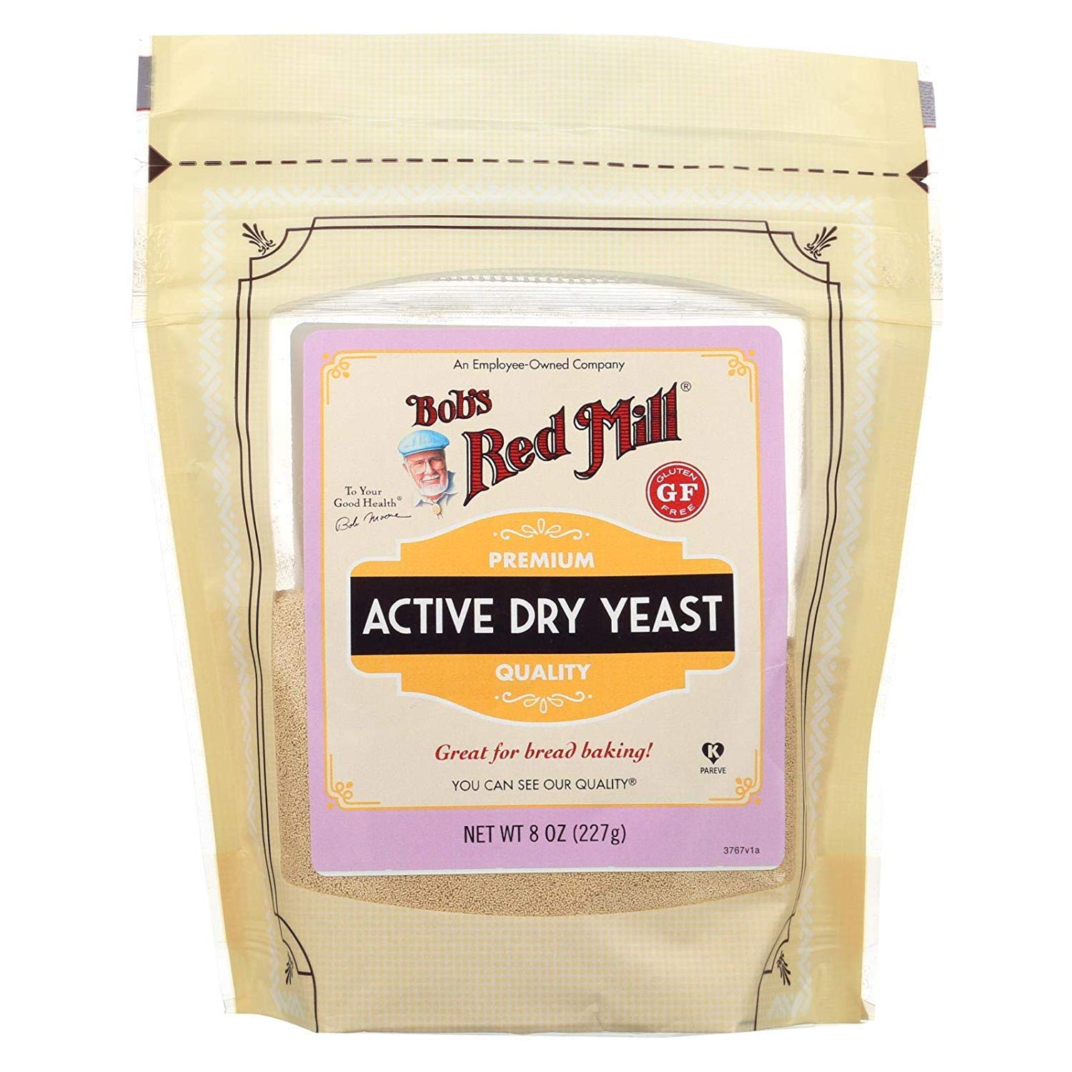 BOB'S RED MILL, YEAST, ACTIVE DRY, Pack of 6, Size 8 OZ - No Artificial Ingredients Gluten Free