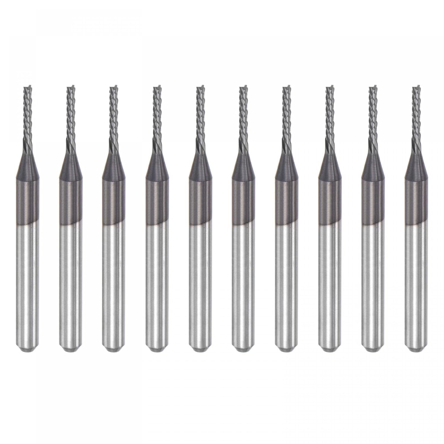 uxcell End Mill CNC Router Bits, 1.2mm x 8mm 1/8