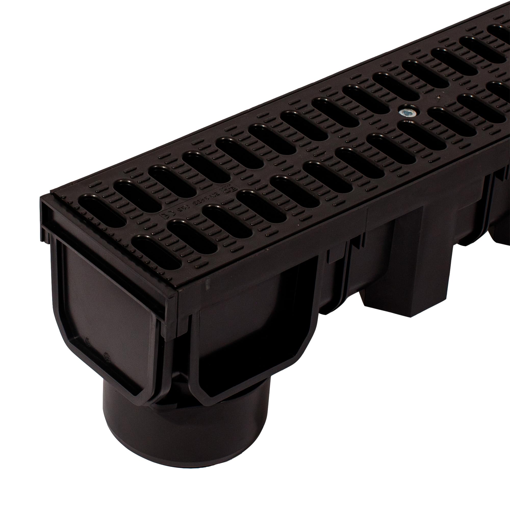 ScarMaxx - Entwässerungsrinne Set - Bodenrinne - Stegrost Classic Schwarz - Bild 9 von 91