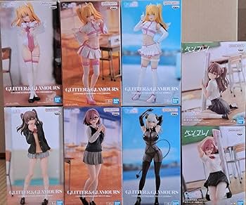 Amazon | 2.5次元の誘惑 プライズ フィギュア 8体 D